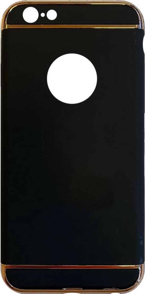Fit Fashion - Hardcase Hoesje - Geschikt voor iPhone 6/6S - Zwart