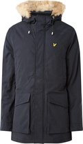 Lyle & Scott - Heren Jas winter Winter Weight Microfleece Lined Parka - Blauw - Maat XXL