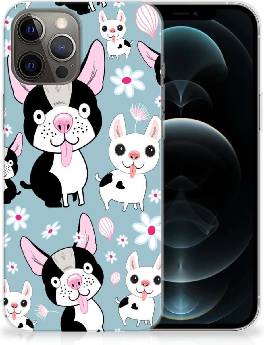 iPhone 12 Pro Max TPU Hoesje Hondjes