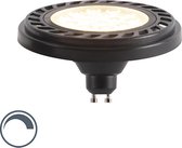 LUEDD GU10 dimbare LED AR111 zwart 9W 800 lm 2700K