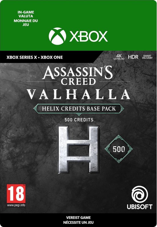 500 Assassin's Creed Valhalla Helix Credits Pack - In-game tegoed - Xbox One/Xbox Series X/S