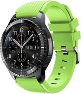 watchbands-shop.nl Siliconen bandje - Samsung Gear S3 - lichtgroen