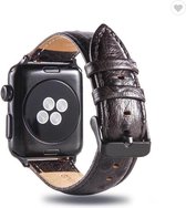 watchbands-shop.nl bandje - Apple Watch Series 1/2/3/4 (38&40mm) - Donkerbruin