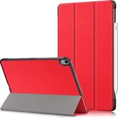 Tri-Fold Book Case - Geschikt voor iPad Air (2020/2022) Hoesje - Rood