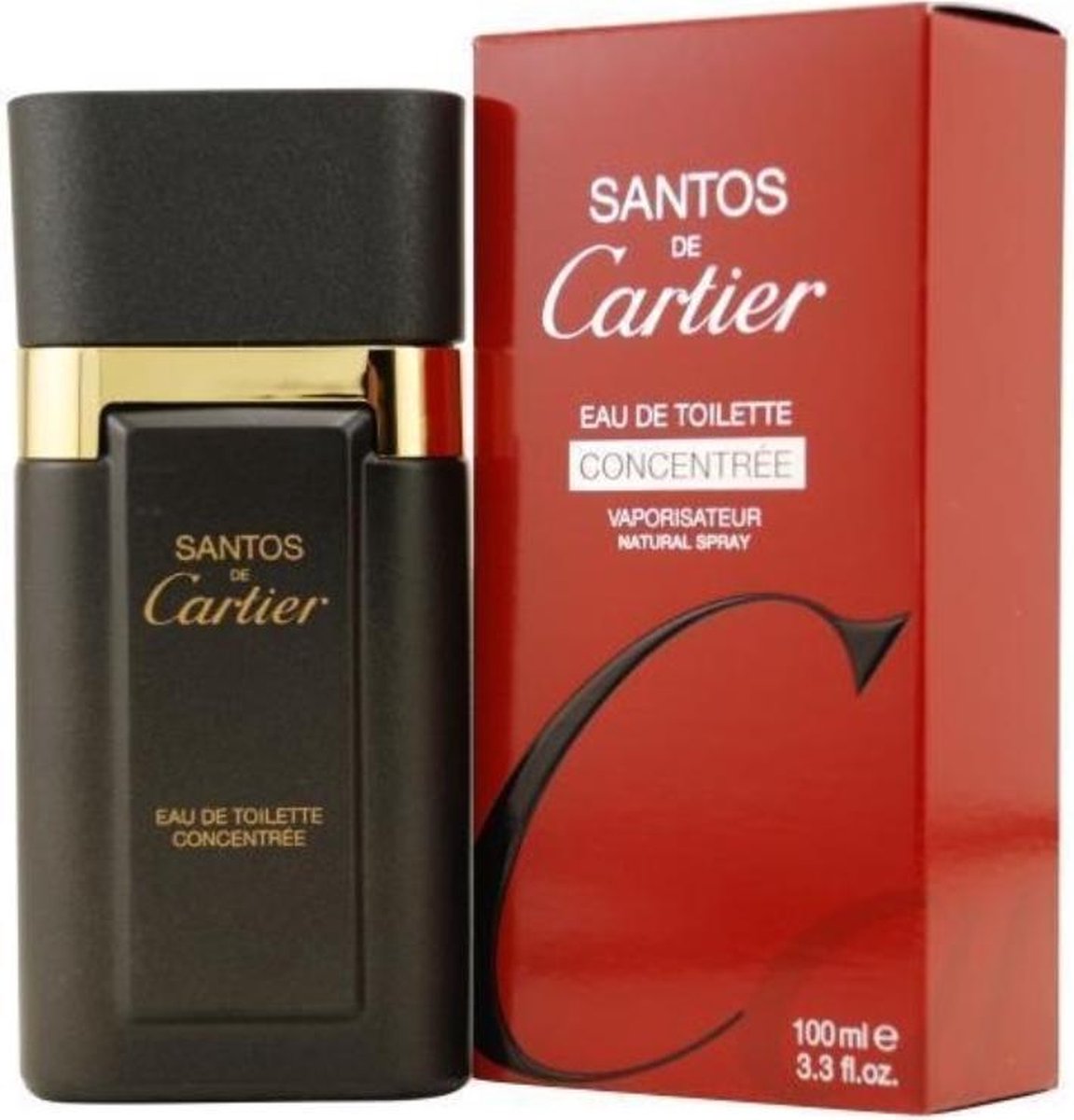 Cartier Santos Concentree - Eau de toilette en vaporisateur - 100 ml |  bol.com