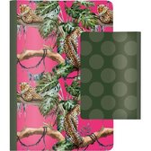 Cedon Schrift A5 Jungle/stippen Karton/papier Groen/roze