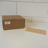 Manilla labels 50x100mm - per 3 doosjes van 1000 stuks