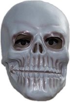 Witbaard Masker Skull Rubber Grijs One-size