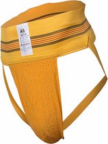 MM Sports The Original No. 10 Swimmer/Jogger Jockstrap 3 inch Yellow - MAAT S - Heren Ondergoed - Jockstrap voor Man - Mannen Jock