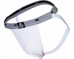 MM Sports The Original Swimmer/Jogger Jockstrap 1 inch White - MAAT XL - Heren Ondergoed - Jockstrap voor Man - Mannen Jock
