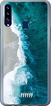 Samsung Galaxy A20s Hoesje Transparant TPU Case - Beach all Day #ffffff