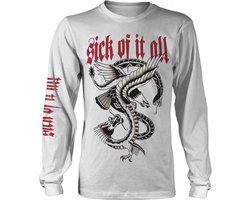 Sick Of It All Longsleeve shirt -XL- Eagle Wit