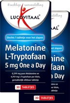 Lucovitaal Melatonine L-Tryptofaan 5mg (2 STUKS)