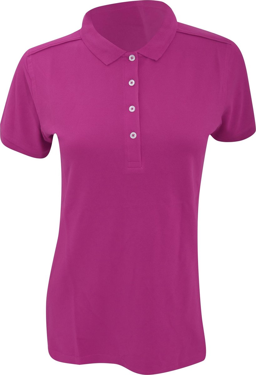 Russell - Ladies' Fitted Stretch Polo - Fuchsia - XL