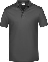 Polo Basis James And Nicholson hommes (graphite)