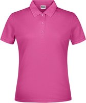 James And Nicholson Dames/dames Basic Polo Shirt (Roze)