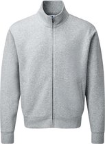 Russell Heren Authentiek Sweatshirt-jasje met volledige ritssluiting (Licht Oxford)