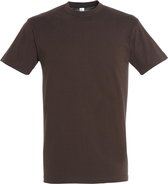 SOLS Heren Regent T-Shirt met korte mouwen (Chocolade)