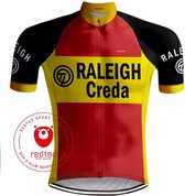 Retro Wielershirt TI-Raleigh rood - REDTED (M)