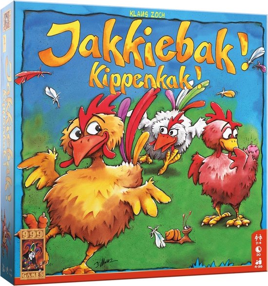 Thumbnail van een extra afbeelding van het spel Spellenbundel - Bordspel - 2 Stuks - Kwartet Sport Weetjes & Jakkiebak! Kippenkak!