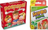 Spellenbundel - Bordspel - 2 Stuks - Het Poepspel & Skip-Bo Junior