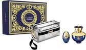 Versace Dylan Blue pour Femme Giftset - 100 ml eau de parfum spray + 10 ml eau de parfum spray + toilettas - cadeauset voor dames