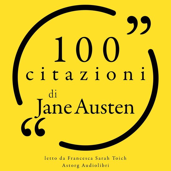 100 citazioni di Jane Austen - cover