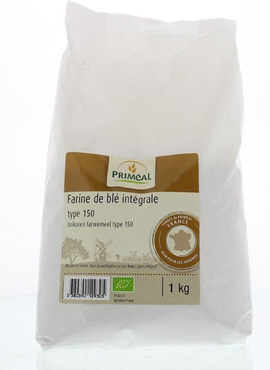 Primeal Volkoren tarwemeel borsa 150 1 kg