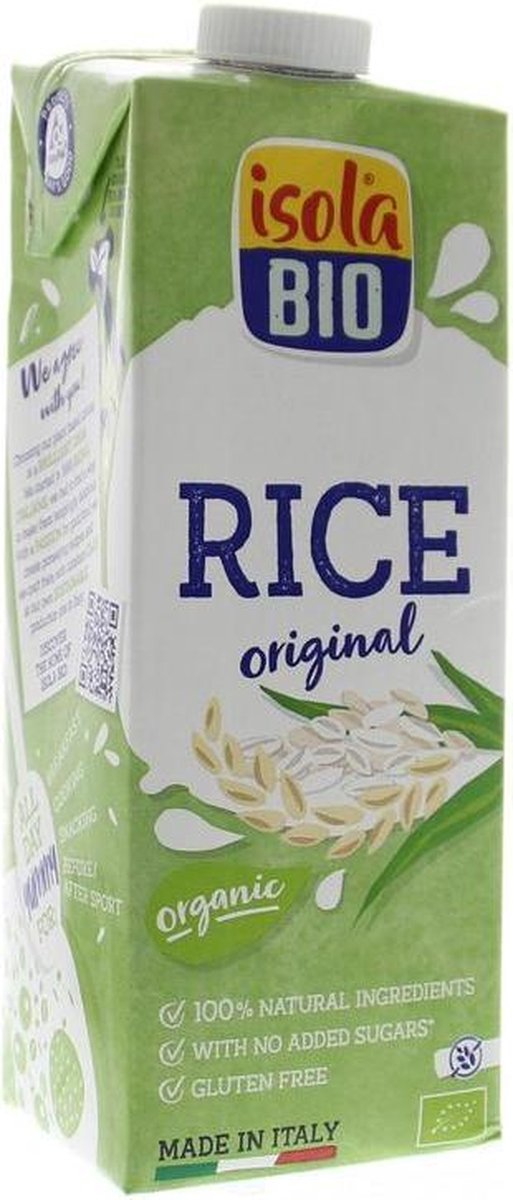 Isola bio Rijstdrank Naturel Bio 1liter