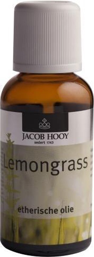Landgoed hetzelfde Op risico Jacob Hooy Lemongrass - 30 ml - Etherische Olie | bol.com