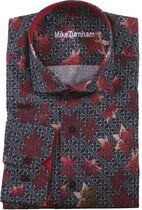 Mike Turnham Lange mouw Overhemd - 5023-1459 Zwart (Maat: XXL)