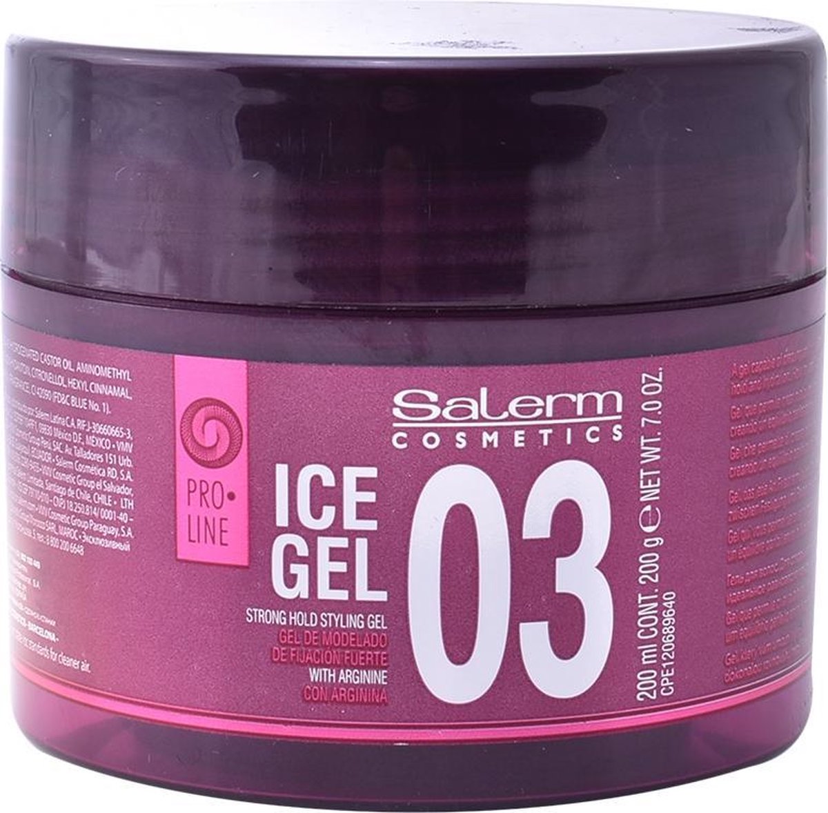 Strong Hold Gel Ice Salerm (200 ml) (200 ml)