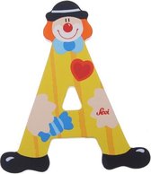 Sevi Letter A Clown Junior 10 Cm Hout Geel