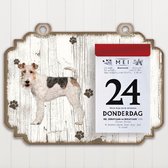 Scheurkalender 2023 Hond: Draadhaar Fox TerriÃ«r