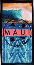 Maui & Sons Strandlaken 70 X 140 Cm Katoen Blauw