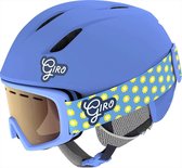 Giro Skihelm Launch Polycarbonaat Blauw/geel Maat 48,5-52 Cm