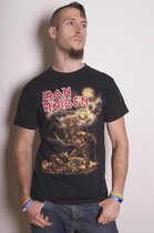 Iron Maiden Heren Tshirt -S- Sanctuary Zwart