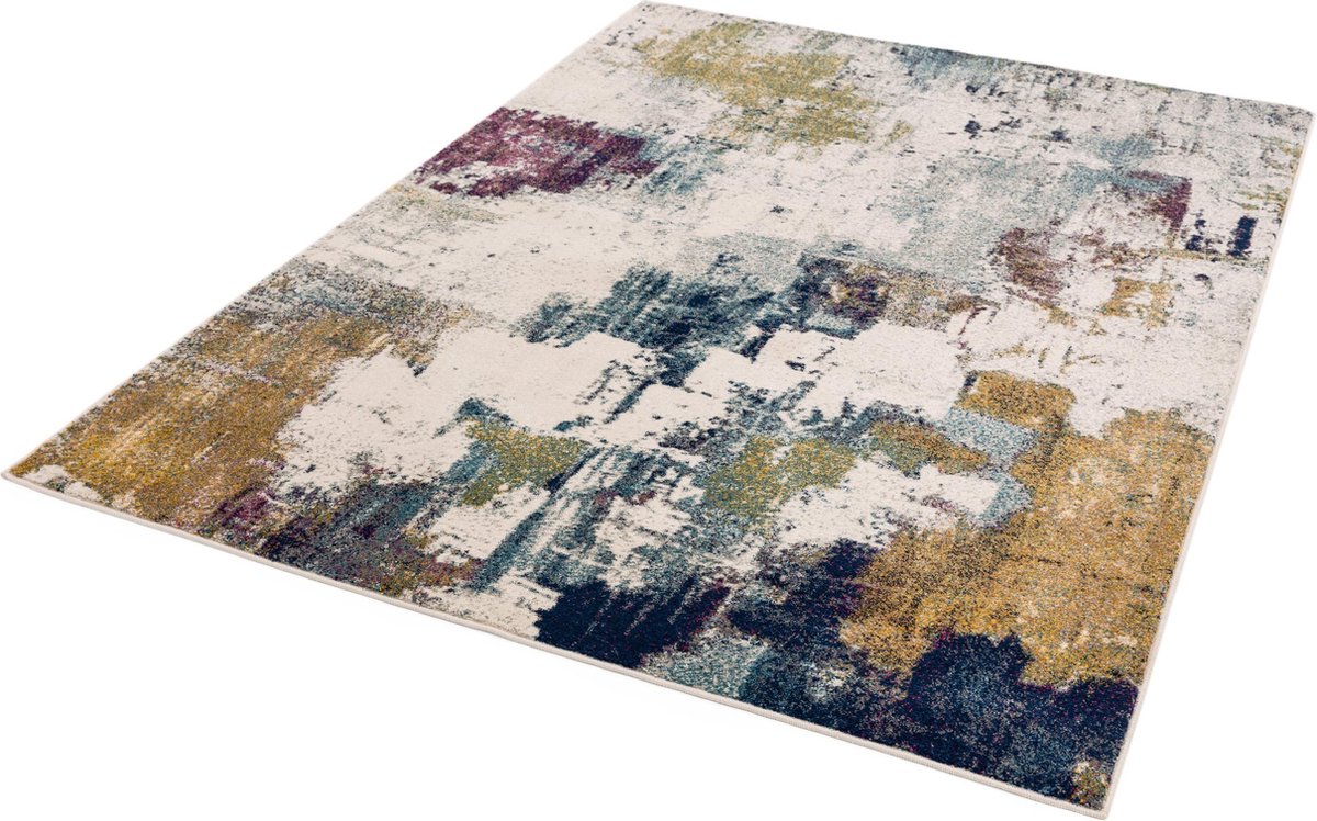 Asiatic Nova NV22 Abstract Mustard Multi vloerkleed - maat 160 x 230 cm
