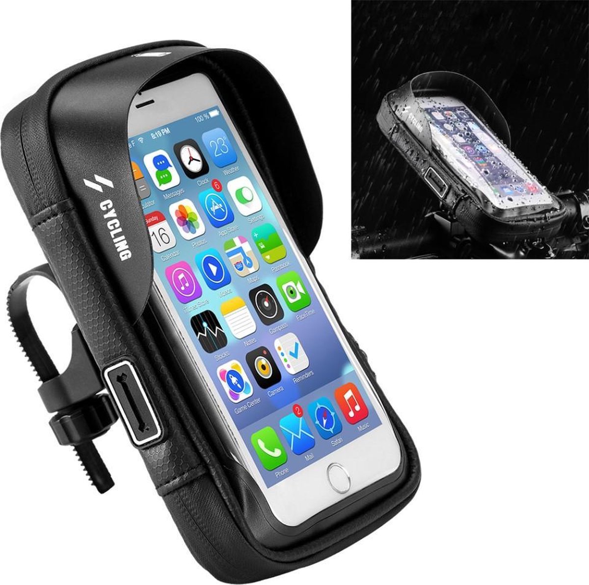 Fietstas smartphone - Universele en waterdichte stuurhouder - 6.0 inch