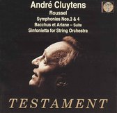 Roussel: Symphonies no 3 & 4, Sinfonietta, etc / Cluytens