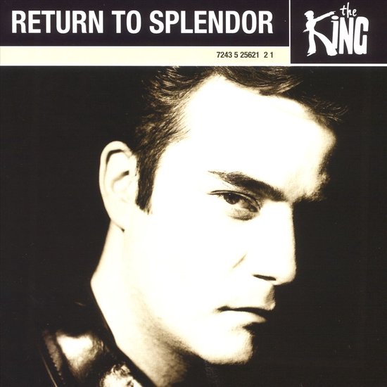 Albumhoes "Return To Splendor" met portret van een man met donker haar, gericht op de zijkant.