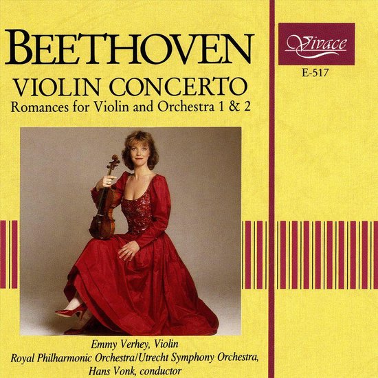 Beethoven Violin Concerto Romances Emmy Verhey Cd Album Muziek