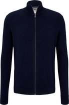 Tom Tailor Lange mouw Vest - 1020448 Marine (Maat: XXXL)