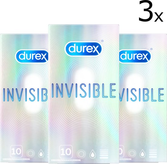 Durex Invisible 3 x 10 voordeelpack - Durex