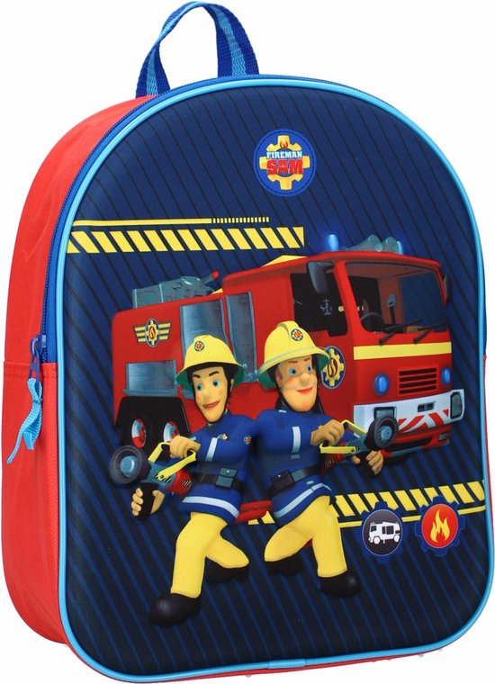 Brandweerman Sam Backpacks 3D Brandweerman Sam Strong Together (3D) Kinderrugzak 3D - 9,15 l - Rood - Brandweerman Sam
