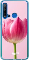 Huawei P20 Lite (2019) Hoesje Transparant TPU Case - Pink Tulip #ffffff