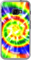 Samsung Galaxy Xcover 4 Hoesje Transparant TPU Case - Hippie Tie Dye #ffffff
