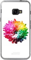 Samsung Galaxy Xcover 4 Hoesje Transparant TPU Case - Rainbow Pompon #ffffff