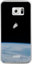 Samsung Galaxy S6 Edge Hoesje Transparant TPU Case - Spacewalk #ffffff