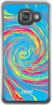 Samsung Galaxy A3 (2016) Hoesje Transparant TPU Case - Swirl Tie Dye #ffffff